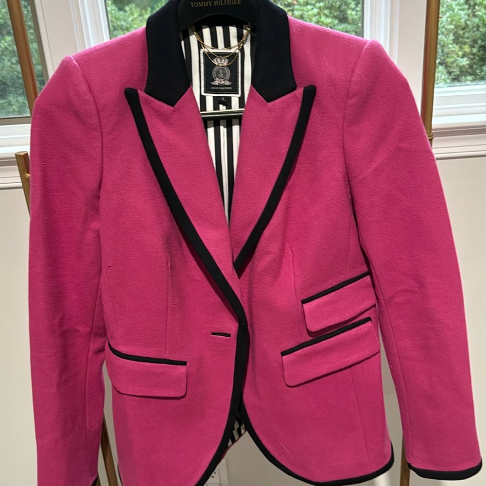 Raspberry colored Juicy Couture blazer size 6